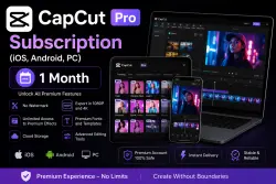 CapCut Pro Subscription (iOS, Android, PC) 1 Month