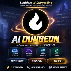 AI Dungeon Journey/Legend/Mythic/Ultimate 1M Subscription | FULL WARRANTY