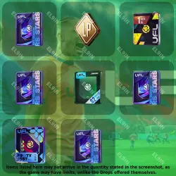 UFL Твич Дропсы 8 предметов