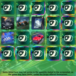 Rocket League Twitch Drops 20 items