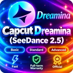 Dreamina (Capcut Seedance 2.0) Basic/Standard/Advanced 1-12M Subscription | FULL WARRANTY