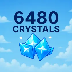 6480 CRYSTALS – x2 ON FIRST TOP-UP