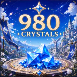 980 CRYSTALS – x2 ON FIRST TOP-UP