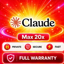 Claude Max 20x Fable 5.1 Subscription | 1 Month | SAF.E | WARRANT.Y | FAS.T | PRIVATE
