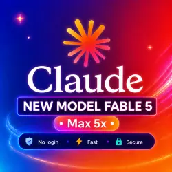 Claude Max 5X Fable 5 Subscription | 1 Month | SAF.E | WARRANT.Y | FAS.T | PRIVATE