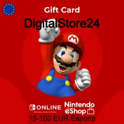 Nintendo Gift Card 15-100 EUR Europe