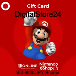 Подарочная карта Nintendo 500-9000 JPY Япония