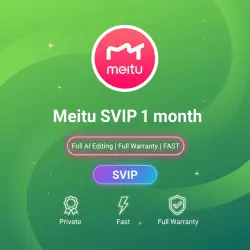 Meitu SVIP 1 мес. | Полный AI-редактор |  | МГНОВЕННО