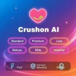 Crushon AI Standard/Premium/Luxe/Deluxe/Elite/Imperial 1M Subscription | Upgrade | + Warranty