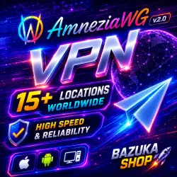 VPN AMNEZIA v1.5/2.0/3 RUSSIA TURKEY KAZAKHSTAN GERMANY POLAND USA INDIA FINLAND GERMANY NETHERLANDS