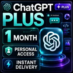 ChatGPT PLUS 1 MONTH • PERSONAL ACCOUNT • INSTANT DELIVERY • DATA CHANGE AVAILABLE