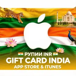 Apple MUSIC ИНДИЯ INR КАРТА ОПЛАТЫ от 100 рупий AppStore INDIA iTunes Apple ID АВТОВЫДАЧА ₹