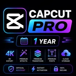 CapCut Pro 1 Year | New Subscription | Private Personal Account | No Sharing | FULL WARRANTY