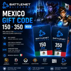mx Battle.net Blizzard МЕКСИКА 150 / 350 MXN КОД ПОПОЛНЕНИЯ