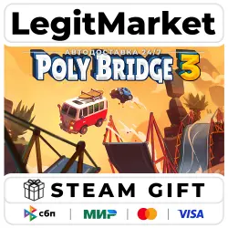 Poly Bridge 3 / Steam АВТО / РУ + МИР