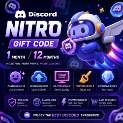 DISCORD NITRO БЕЗ ВХОДА 1/12 МЕСЯЦЕВ