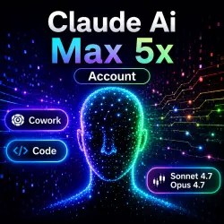 Claude Max 5x 1M: Мгновенный Доступ | АВТО 24/7, FULL WARRANTY