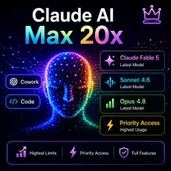 Claude Max 20x 1M: Мгновенный Доступ | АВТО 24/7, FULL WARRANTY