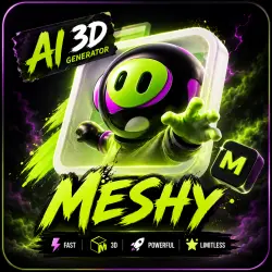 MESHY AI PRO / STUDIO | ГЕНЕРАЦИЯ 3D-МОДЕЛЕЙ ИИ | 1 МЕСЯЦ | ДОСТАВКА 24/7