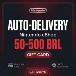 Nintendo Gift Card · AUTO 24/7 · 50-500 BRL · Brazil