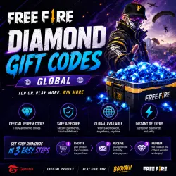 Garena Free Fire 110 - 2420 Diamonds GLOBAL CODE