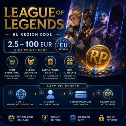 League of Legends 2.5-100 EUR | EU West/Nord/East | КЛЮЧ АКТИВАЦИИ