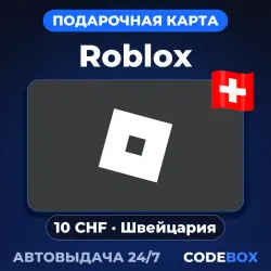 Roblox Gift Card CH (CHF) - подарочная карта, лот №206788