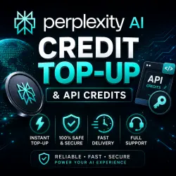 Perplexity AI Credit Top-Up & API Credits | F.A.S.T, FULL WARRANTY