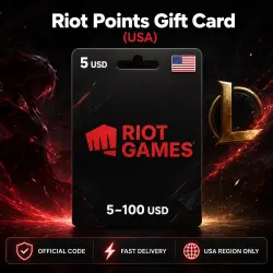 Riot Points Gift Card (США) 5–100 USD | Код пополнения