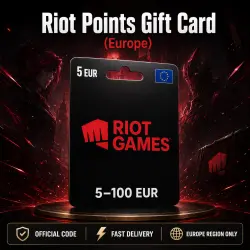 Riot Points Gift Card (Европа) 5–100 EUR | Код пополнения