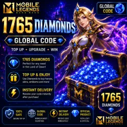 Mobile Legends 1765 Diamonds КОД АКТИВАЦИИ ЛЮБОЙ РЕГИОН* БЕЗ РФ