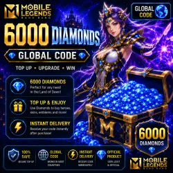 Mobile Legends 6000 Diamonds КОД АКТИВАЦИИ ЛЮБОЙ РЕГИОН* БЕЗ РФ