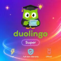 Duolingo Super 1-12M Subscription | Upgrade | + Warranty