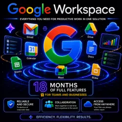Google Workspace Premium for your account for 18 months +NanoBanana 2!