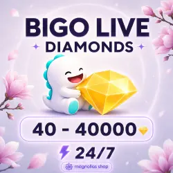 (AUTO) 24/7 BIGO LIVE | 40-4000 DIAMONDS | BY ID