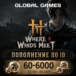 Where Winds Meet 60-6000 Echo Beads Пополнение по ID