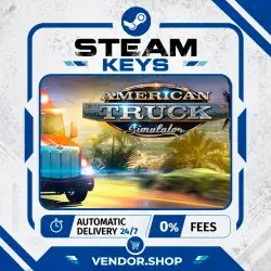 American Truck Simulator STEAM KEY WHOLE WORLD