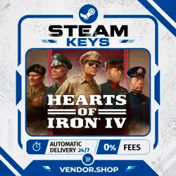 Hearts of Iron IV STEAM KEY CIS/RU