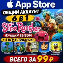 Slime Rancher iOS iPhone iPad AppStore Account 6-в-1