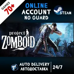 Project Zomboid + 70 GAMES STEAM ONLINE ACCOUNT