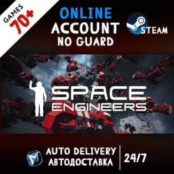 Space Engineers + 70 GAMES STEAM ONLINE ACCOUNT