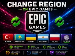 EPIC GAMES Region Change | Turkey (TRY) • Kazakhstan (KZT) • Ukraine (UAH) • Argentina (ARS) • Polan