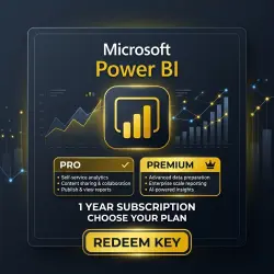 POWER BI PRO/PREMIUM 1 year key
