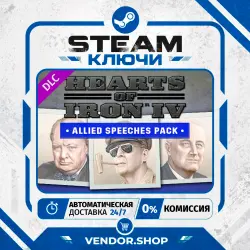 Music - Hearts of Iron IV: Allied Speeches Pack DLC КЛЮЧ STEAM СНГ/РФ