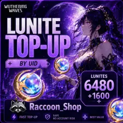 Wuthering Waves | 6480 + 1600 Lunites | by UID | Auto Delivery 24/7