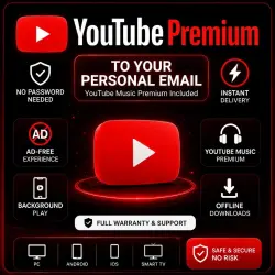 24/7 YouTube Premium | Upgrade Your Own Account or Ready Private • Full Warranty
