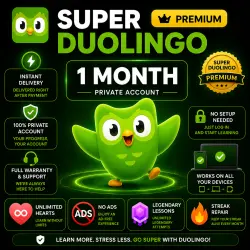 Super Duolingo Premium | Private Account | 1 Month | Instant Delivery