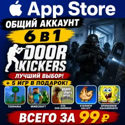 Door Kickers iOS iPhone iPad AppStore Account 6-в-1