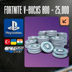 Fortnite V-Bucks 800 - 25,000 PS4/PS5 India