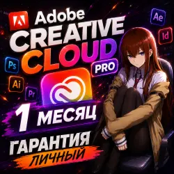 Личный |  | Adobe Creative Cloud | 1 месяц